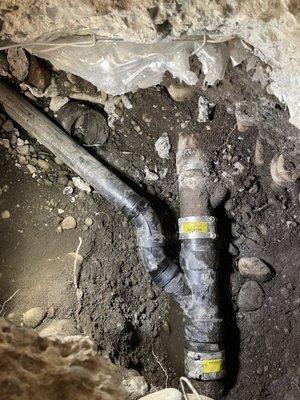 Drain line repair