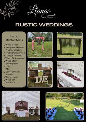 Rustic Wedding Rental