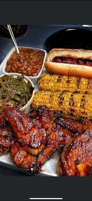 BBQ chicken family combo.