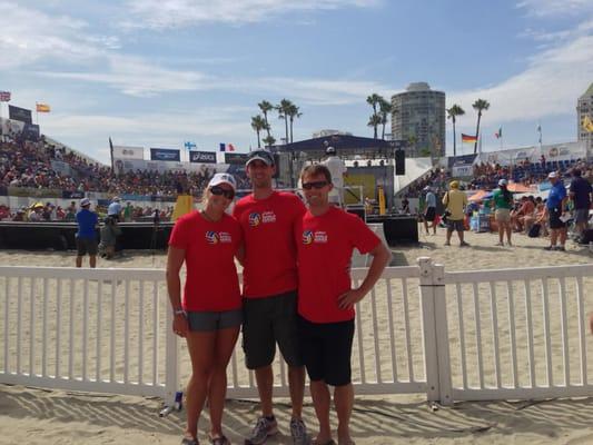 Dr. Kevin Rose had the opportunity to be on the medical team at FIVB Beach Volleyball World Tour!