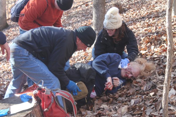 Students get "hands-on"training.