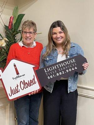 Proud Grandma, her granddaughter bought her first home all on her own.