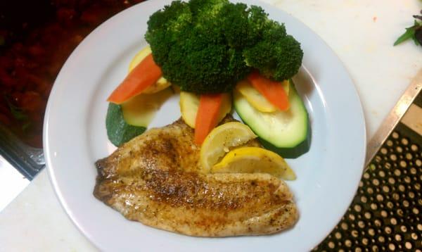 Steam Veggies/Tilapia