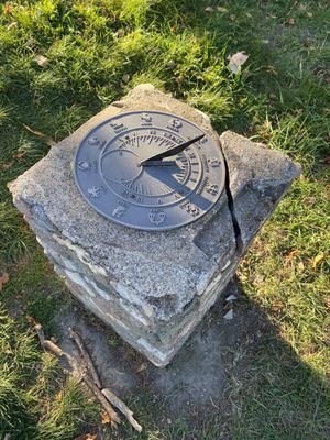 A lovely sundial.