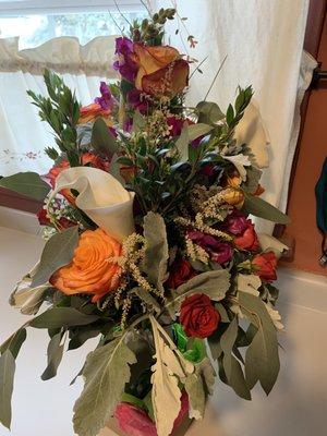 Our beautiful bridal bouquet