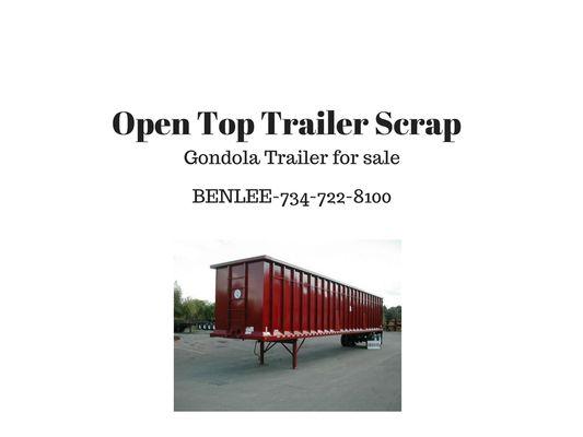 Gondola Trailer for Sale at BENLEE. Call 734-722-8100