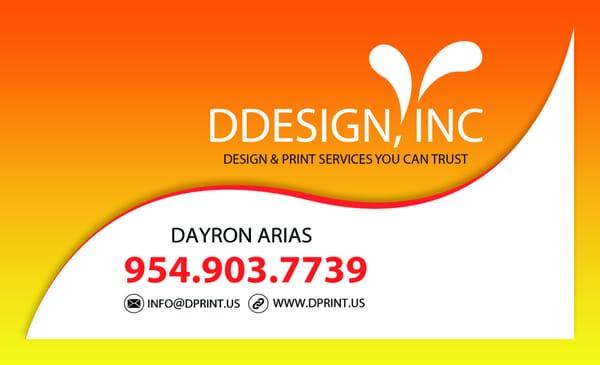 DDESIGN, INC is a creative Graphic Design, Advertising, Web Design, and Marketing Agency based in South Florida.