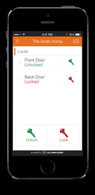 Control your locks through your smart phone