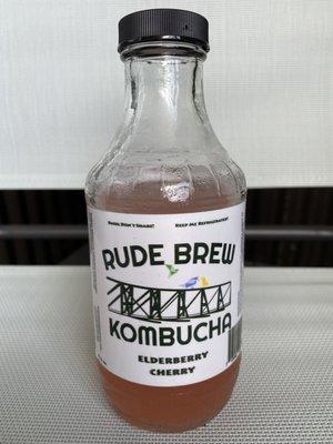 Elderberry Cherry Kombucha