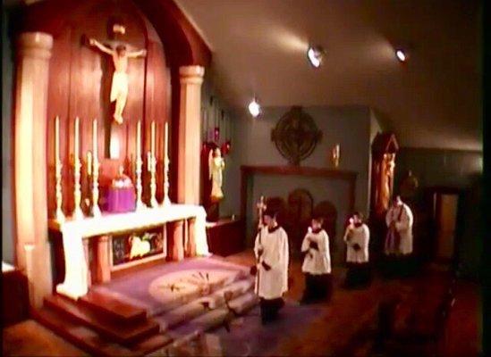 Stations of The Cross in Colorado Springs at Servants of The Holy Family during Lent