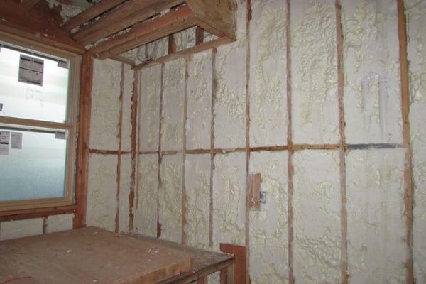 Residential Open-Cell Spray Foam Insulation