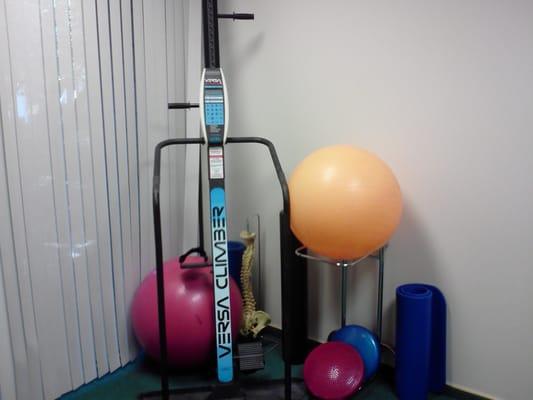 Additional rehab/exercise equipment