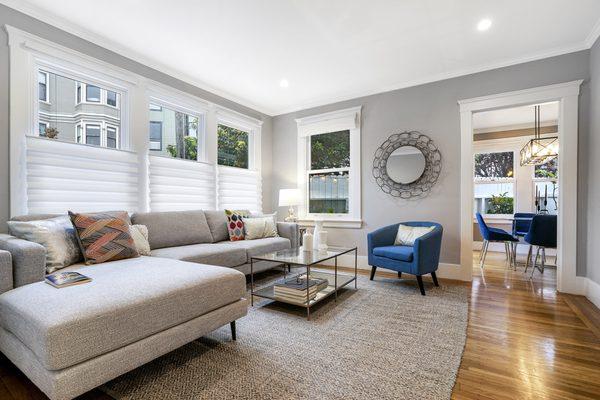 The cutest Living Area in Glen Park at 200 Randall - Helped Sellers in 2018