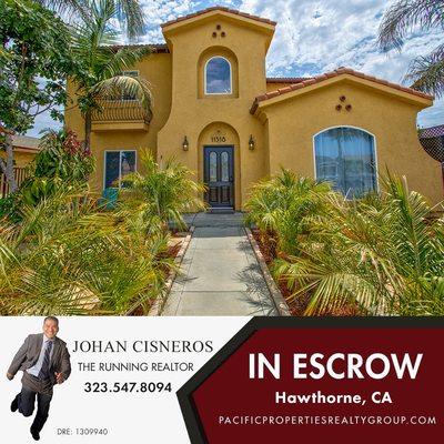 Sold over asking in Hawthorne, CA!