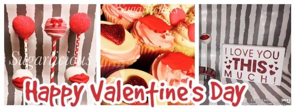 Valentine's Day Cupcakes and Cakepops