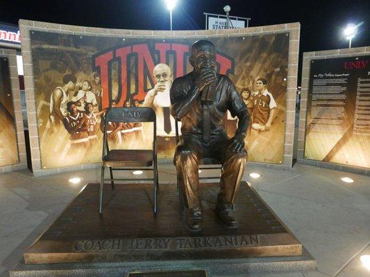 Statue of Tark, located in front of Cox Pavilion (12 Feb 19).