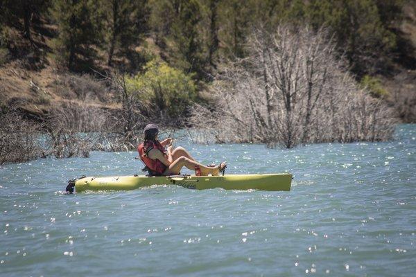 On-Site Fishing Kayak Rentals at Lake Nighthorse!