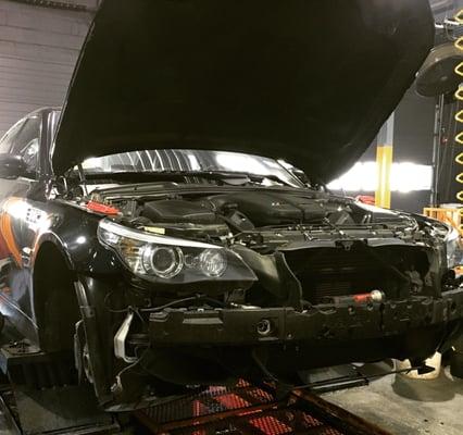 BMW M5 Oil Cooler Repair