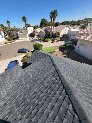 Reroof with Gaf Hdz shingles