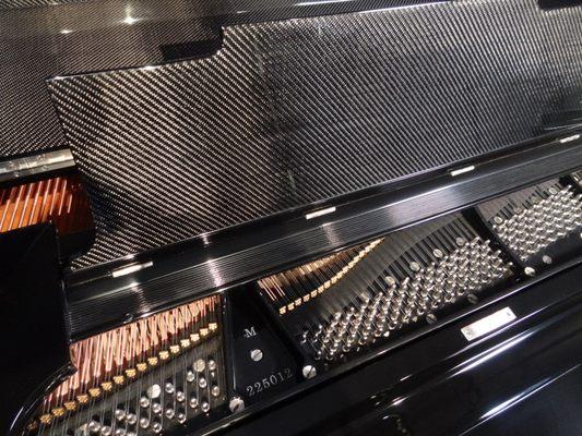 Customized Steinway & Sons Ebony Black with Carbon Fiber