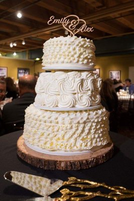 Our wedding cake.