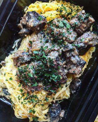 Beef Stroganoff / Spaghetti Squash