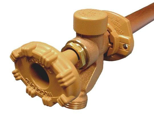 Frost proof Woodford # 19 wall faucet