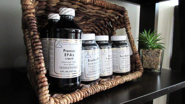 We offer a variety of all-natural and vegan supplements to help balance your body's functions.