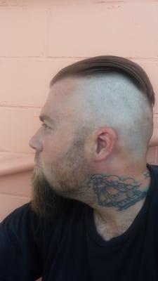 Undercut and beard trim