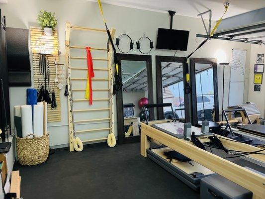 Private Pilates Training available along with Personal Training Services