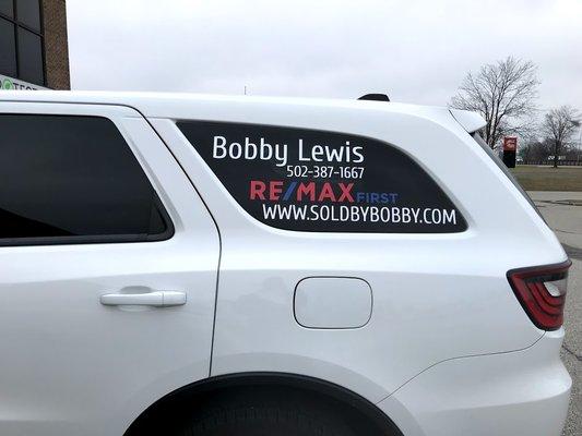 Bobby Lewis Custom Vehicle Graphic