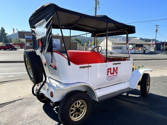 Yes! FUN! has a Model-T for rent.