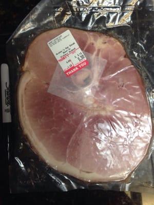 Now that's a HAM STEAK!