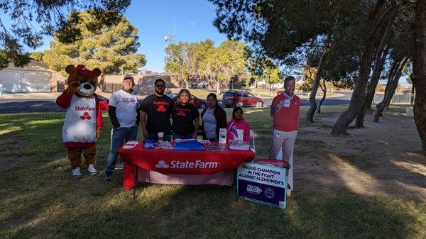 Supporting the Alzheimer's Walk!