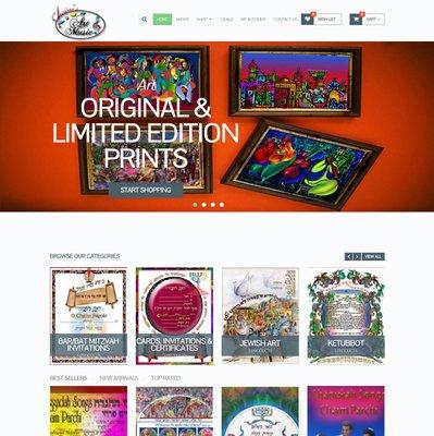 Art E-commerce Site