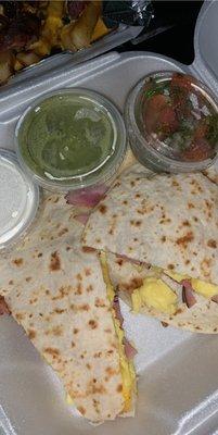 Breakfast quesadilla