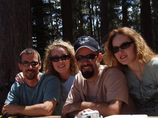 Norm, Sonny, and their wives just before the company was started.