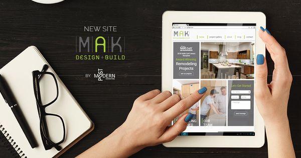 New website for Mak Home Design.