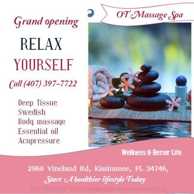 A hot stone massage is a type of massage therapy. It's used to help you relax and ease tense muscles and damaged soft tissues...