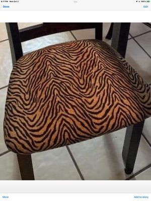 reupholstered seat cushion