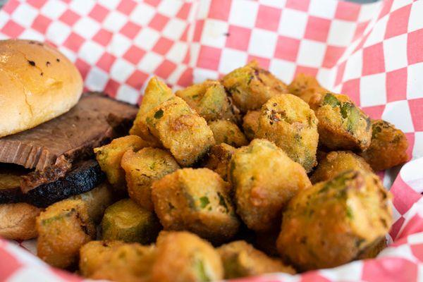 Fried okra