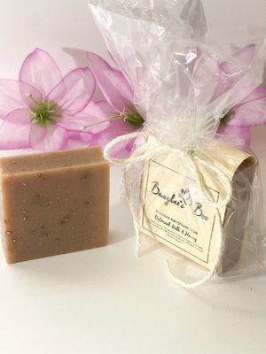 Oatmeal, milk, and honey soap