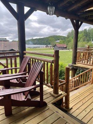 Main floor, shared deck