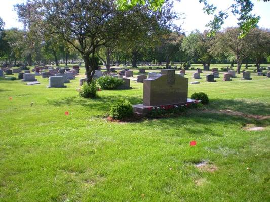 Cemetery grounds