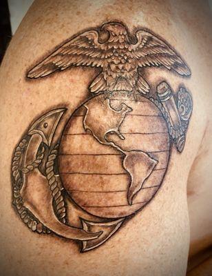 Marine tattoo