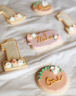 Little Girl Birthday Cookies