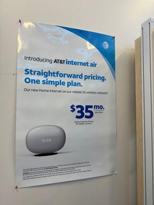 Brand new AT&T Internet AIR 
great fro customer in the Oregon area

address must qualify first in order for them to activate