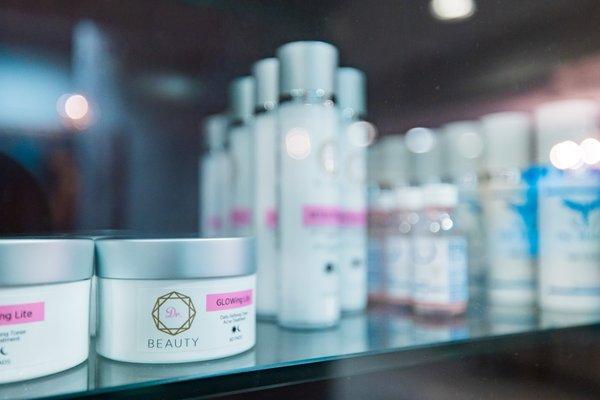 We are proud to offer our own line of high-quality skincare products exclusive to dermatologists and MedSpas.