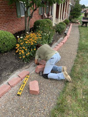 Paver Border