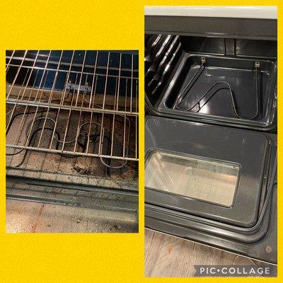 Inside oven cleaning